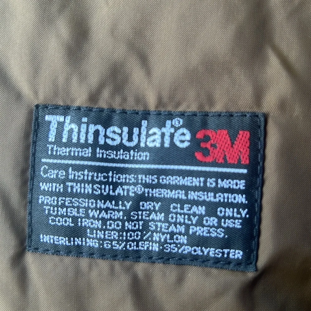 Vintage 1970s Mens London Fog Trench Coat Thinsulate Lined 46 long - Picture 9 of 10